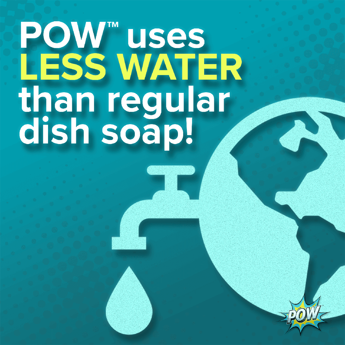 POW Foaming Dish Spray Refill