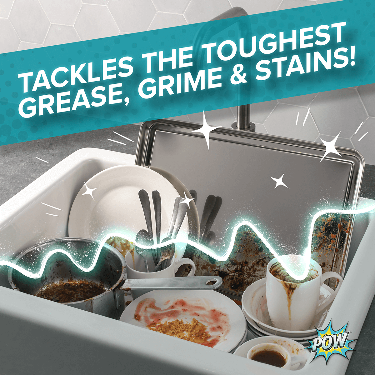 POW Foaming Dish Spray Refill