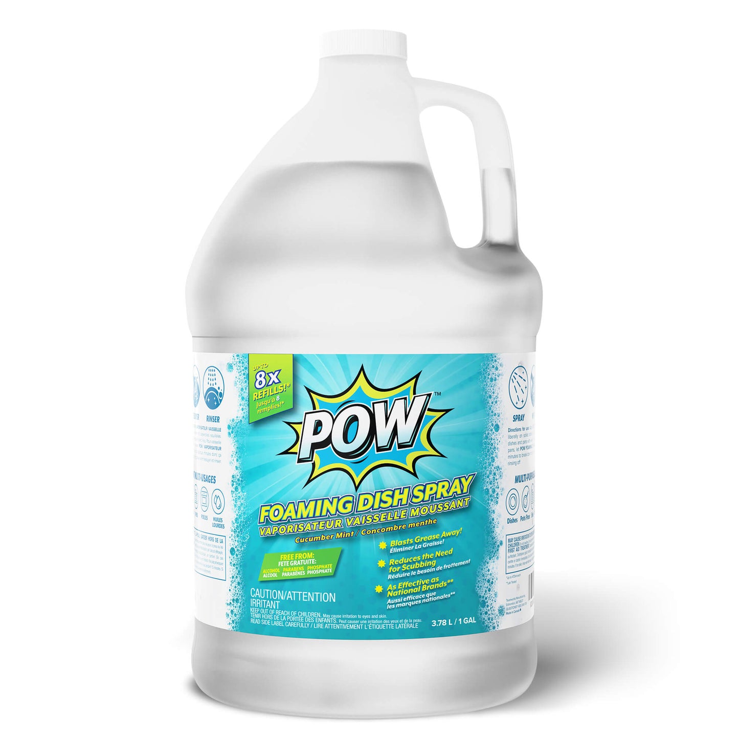 POW Foaming Dish Spray Refill